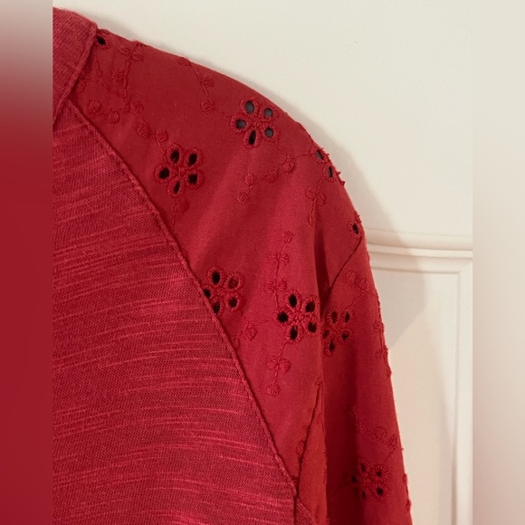 NWT Nine West Jeans brand Henley Style 3/4 Sleeve Women’s size Small - Picture 9 of 16